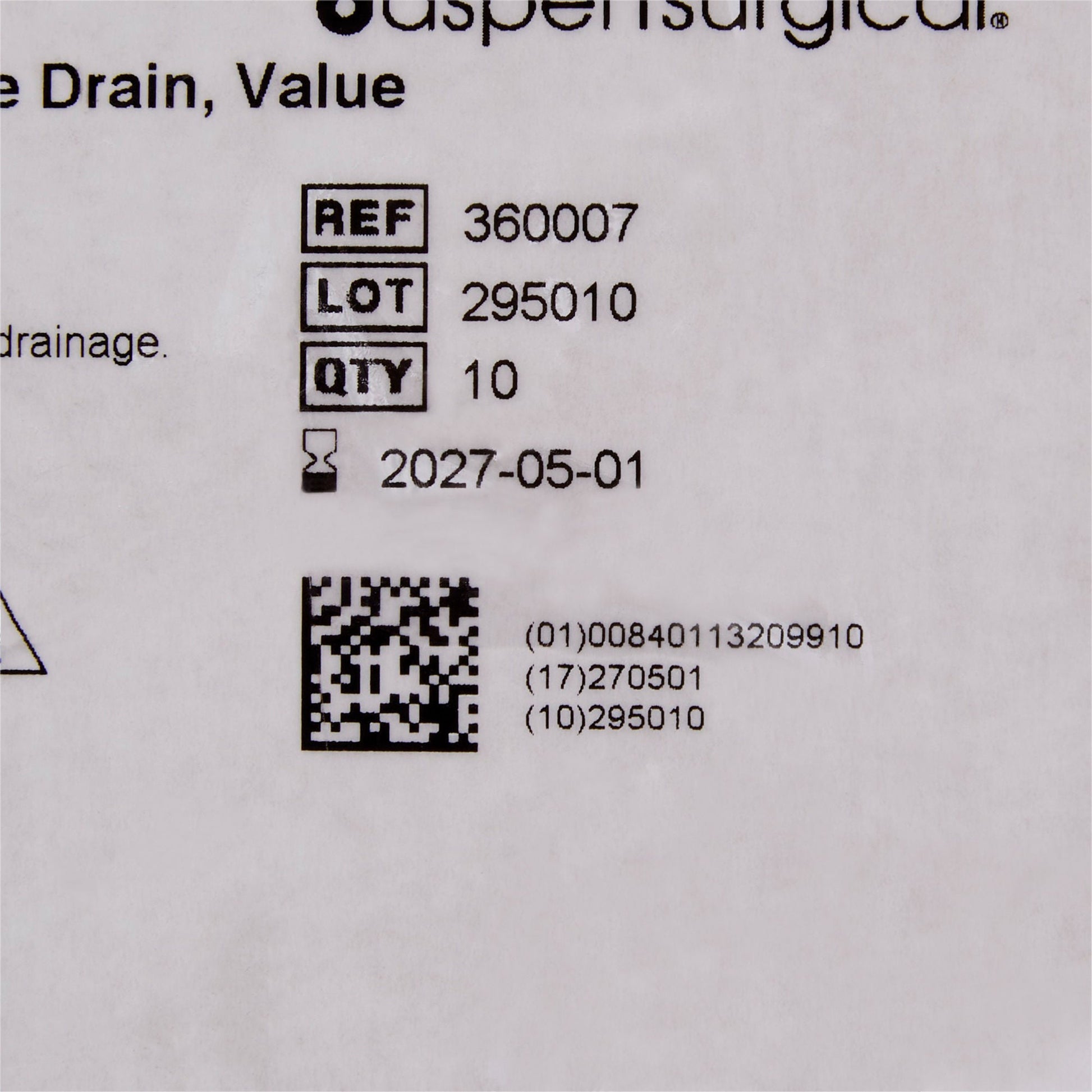 McKesson Wound Drain Tube, ., 20-centimeter Length