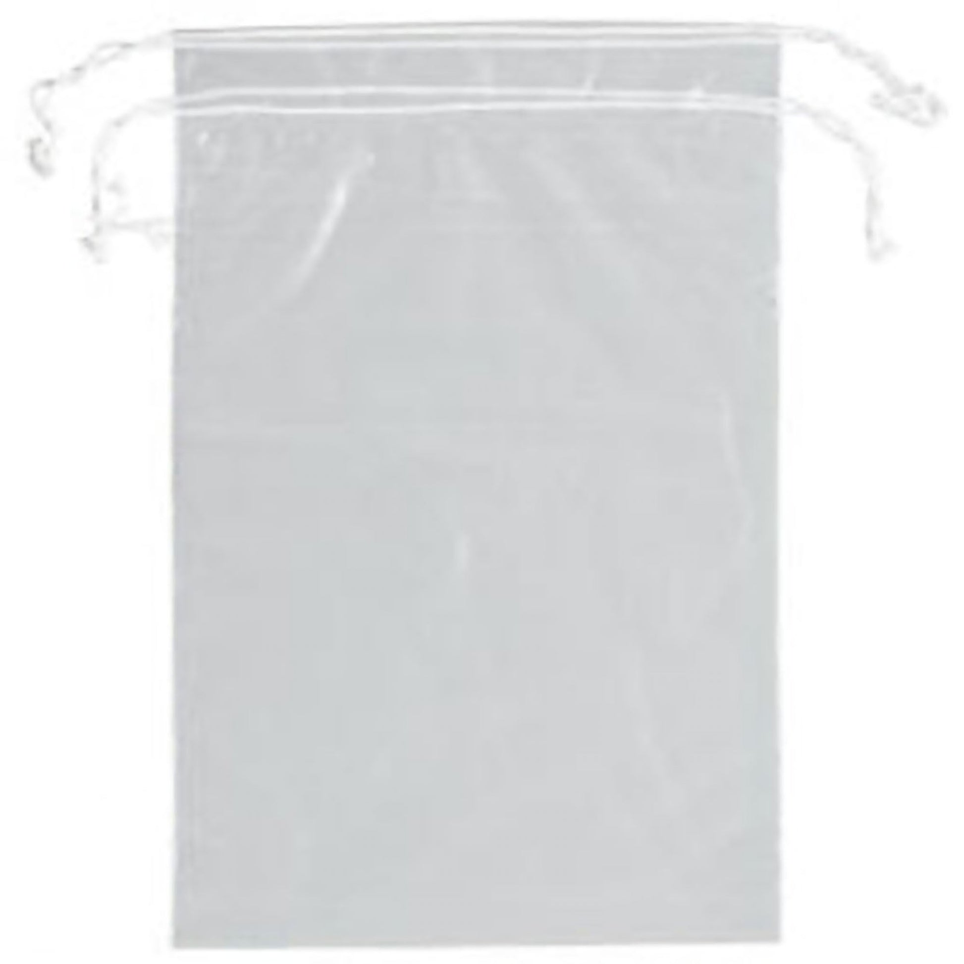 Patient Belongings Bag Plastic Drawstring Closure Clear