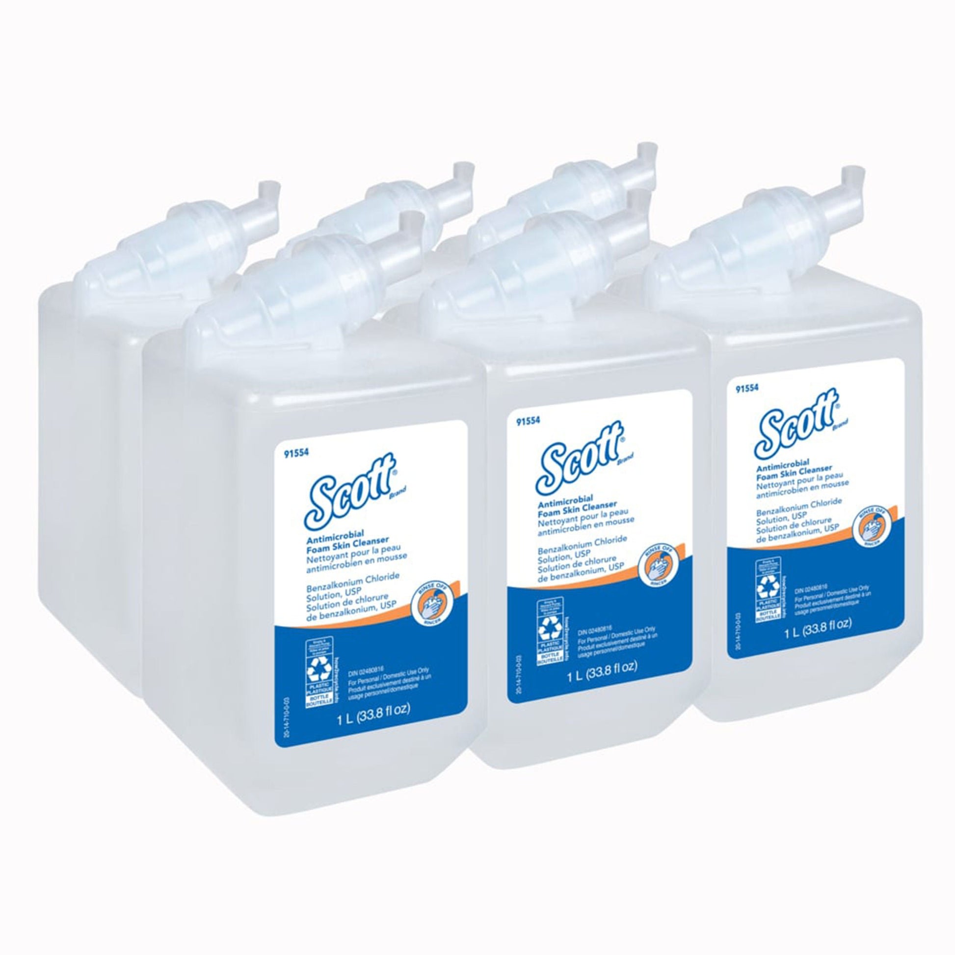 Scott® Antimicrobial Foam Skin Cleanser, Dispenser Refill Bottle