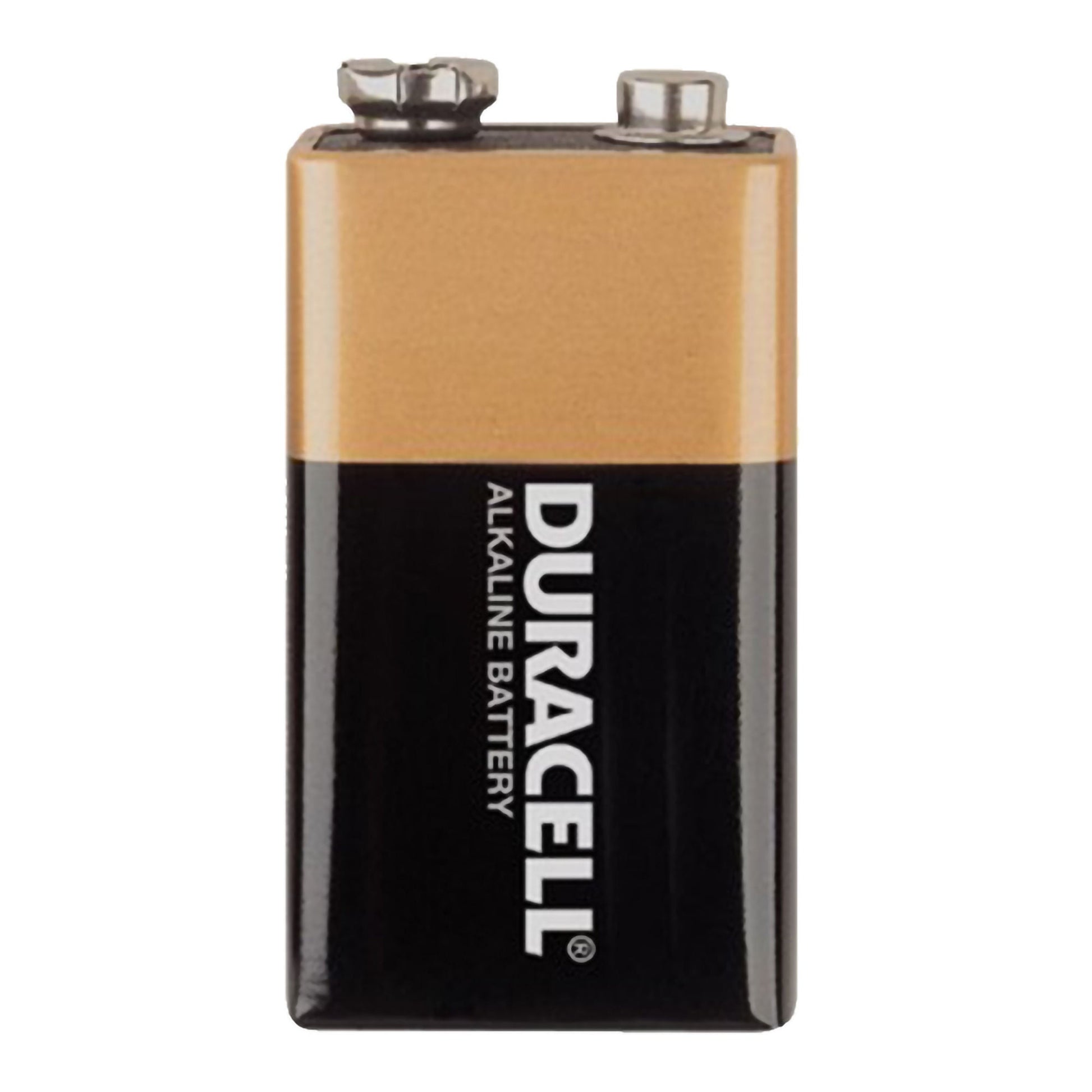 Duracell Coppertop Alkaline Battery 9V Cell 9 Volt Disposable 1 Pack