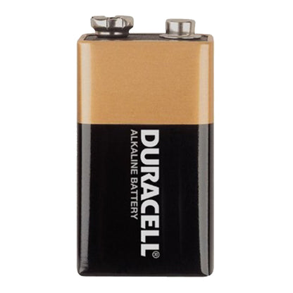 Duracell Coppertop Alkaline Battery 9V Cell 9 Volt Disposable 1 Pack