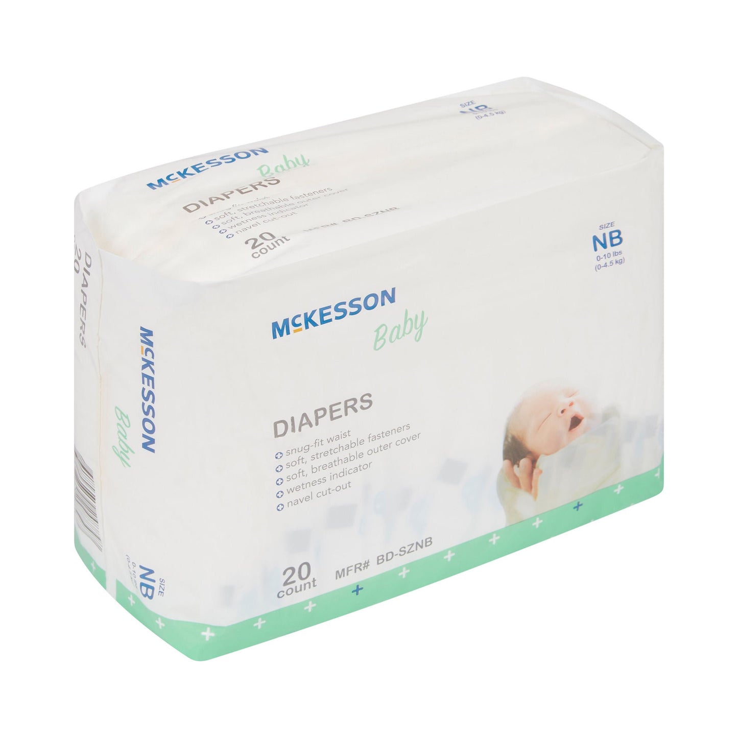 McKesson Baby Diapers for Infants weighing up to 10 lbs.