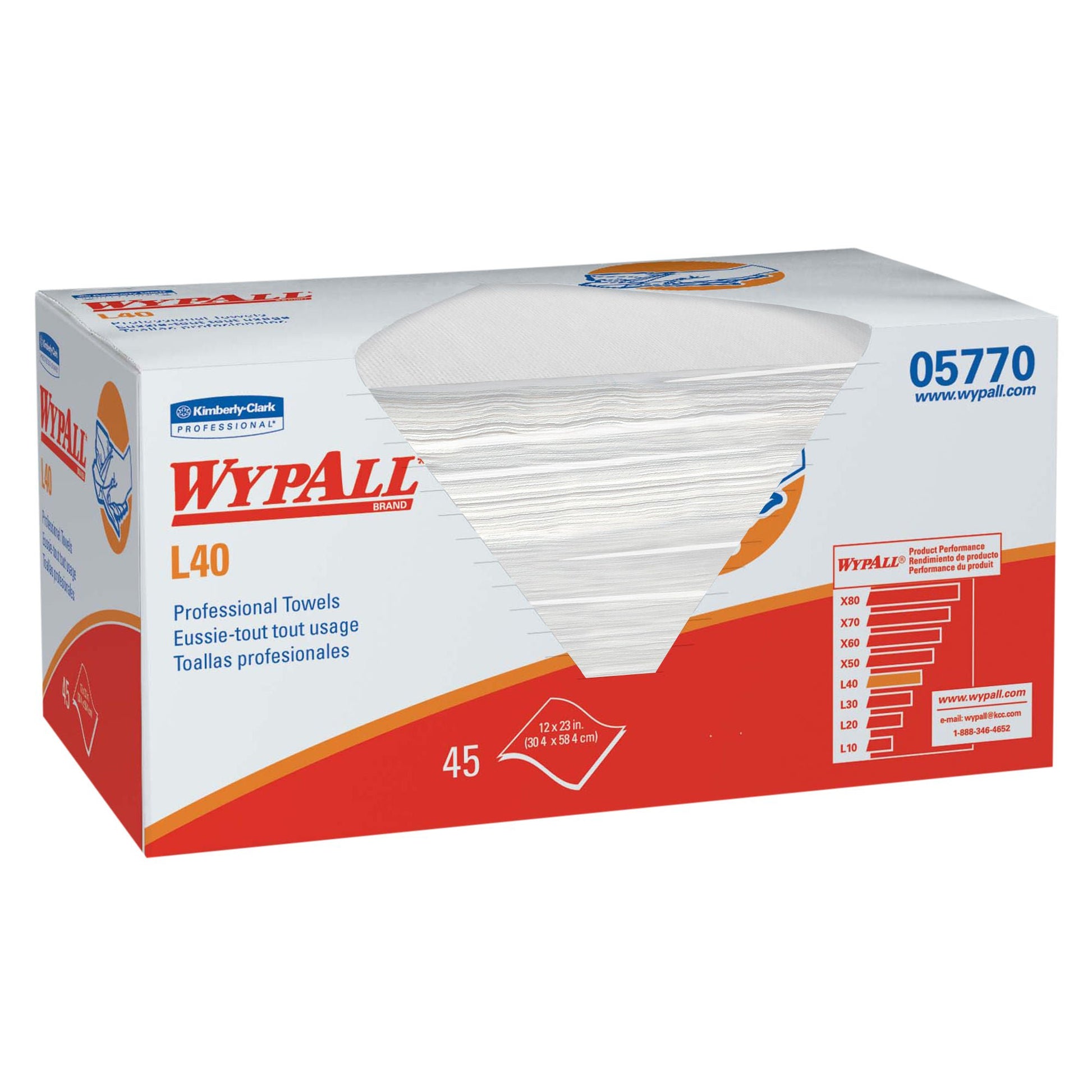 WypAll® PowerClean™ L40 Multipurpose Task Wipe