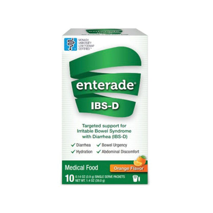 enterade® IBS-D Dietary Support Medical Food, Orange, Single Serve Packets