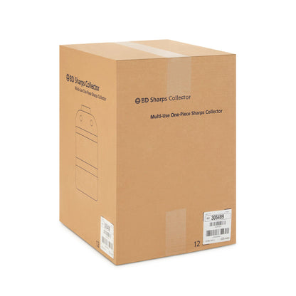 BD Red Sharps Container, 6.9 Quart