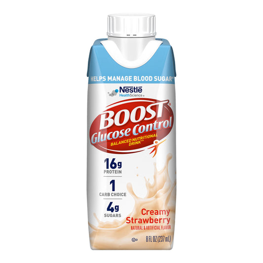 Boost® Glucose Control Strawberry Balanced Nutritional Drink, carton