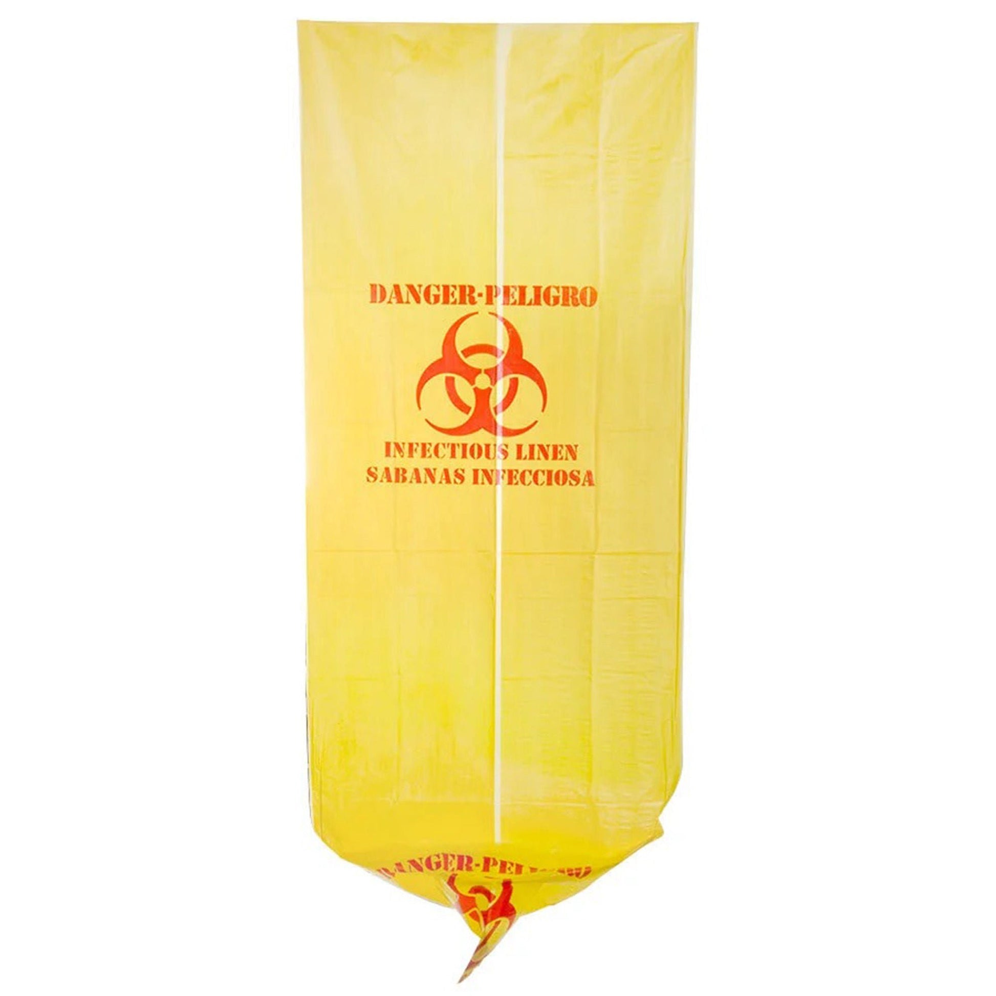 Infectious Linen Bag Biohazard Symbol / Infectious Linen 44 gal. Yellow