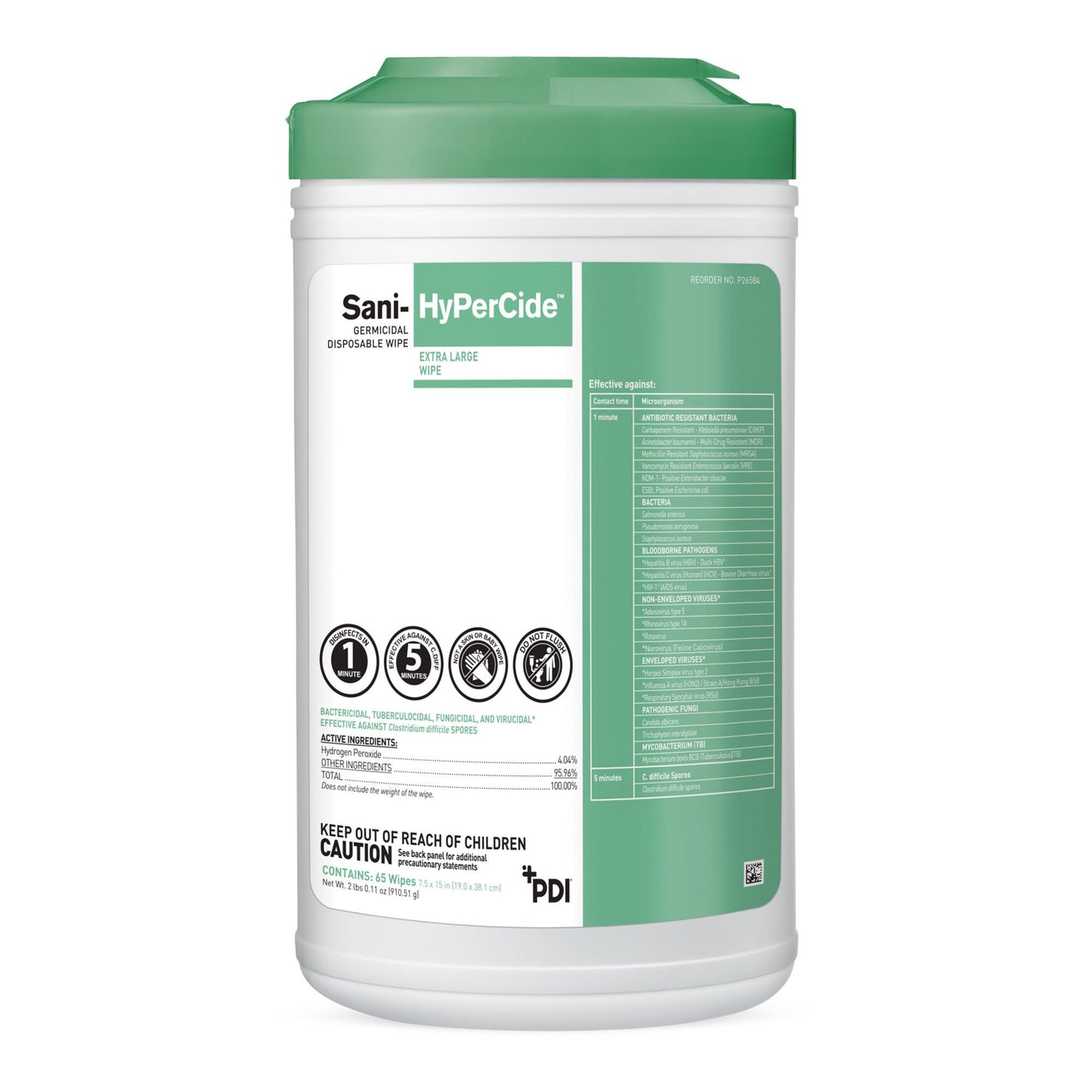 Sani-HyPerCide® Germicidal Disinfectant Wipes
