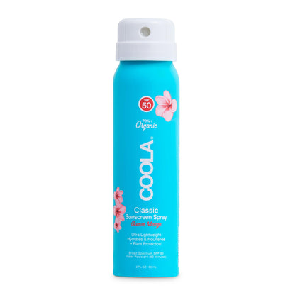 Coola® Classic Body Sunscreen Spray SPF 50 Guava Mango Scent, Aerosol Can