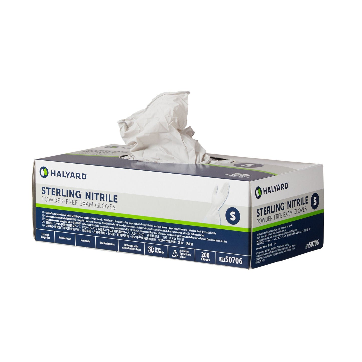 STERLING® Nitrile Exam Gloves, Gray - view 2
