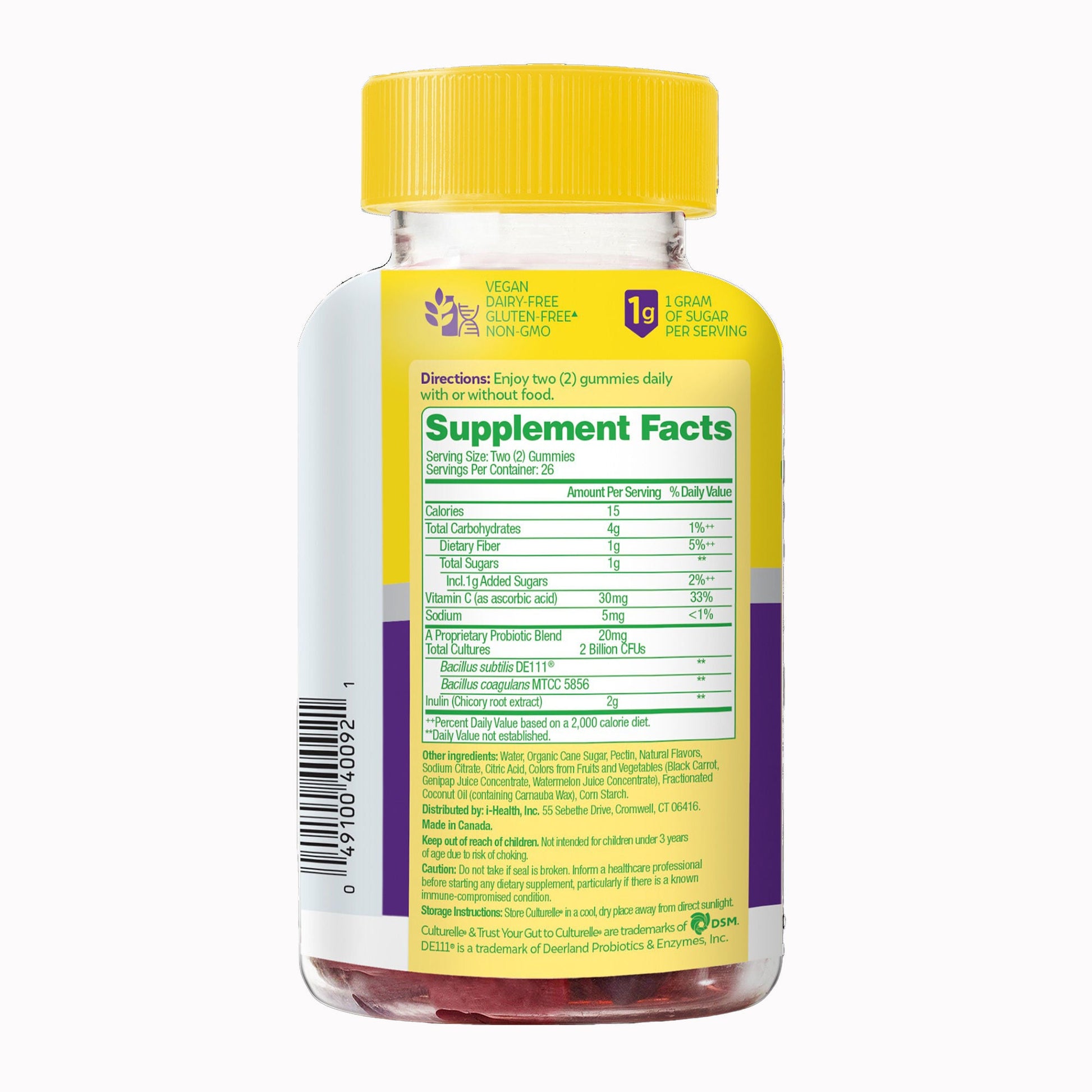 Culturelle® Probiotic + Prebiotic Gummies