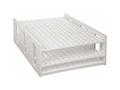 Heathrow Scientific Mega Racks® Tube Rack for 10–13 mm Tubes — Single 216-Well / White, HS24322E
