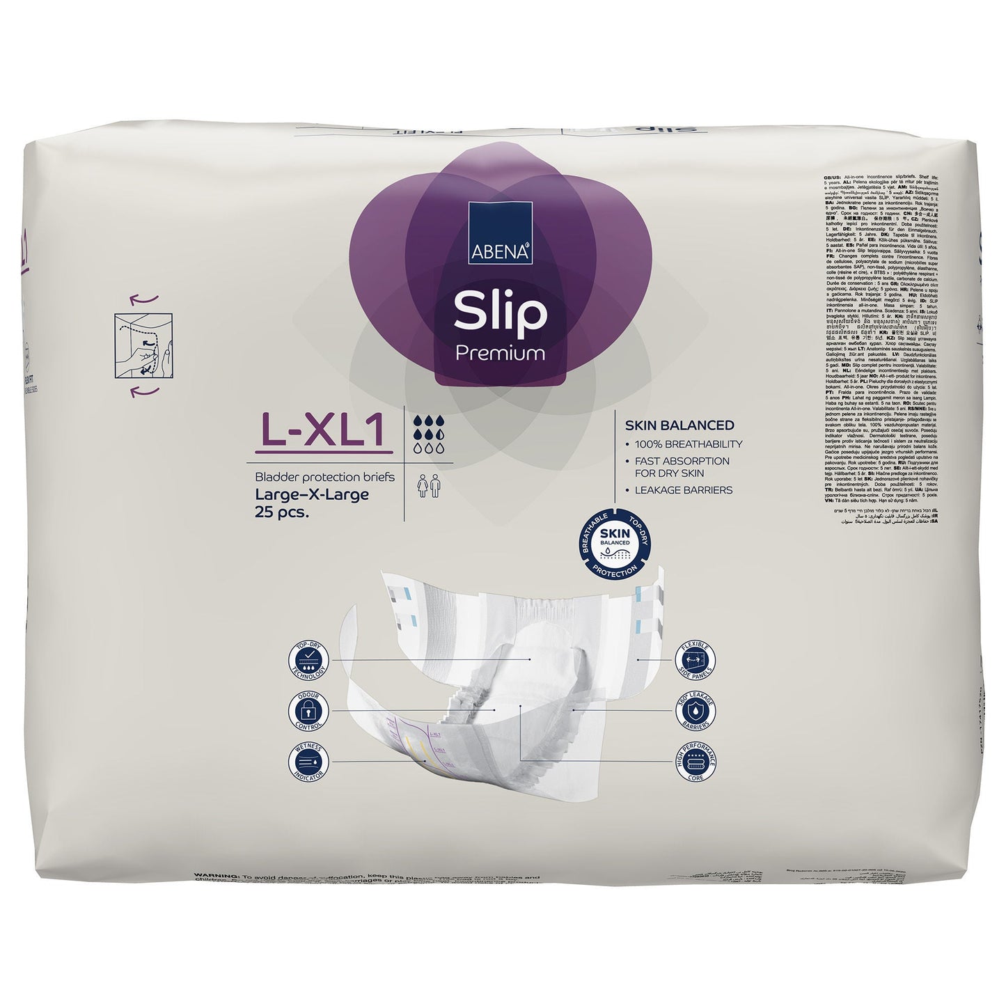 Abena® Slip Premium Flexi Fit Incontinence Briefs, L-XL1