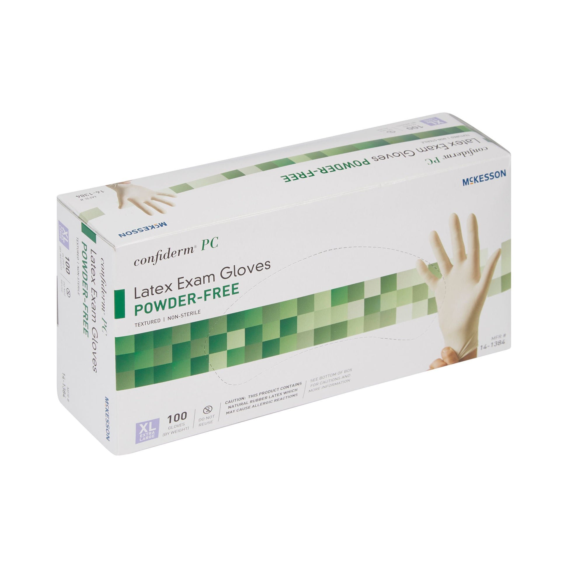 McKesson Confiderm® Latex Exam Gloves, Ivory - view 5