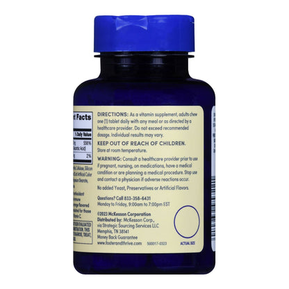 Foster & Thrive™ Chewable Vitamin C 500 mg Tablets Natural Orange