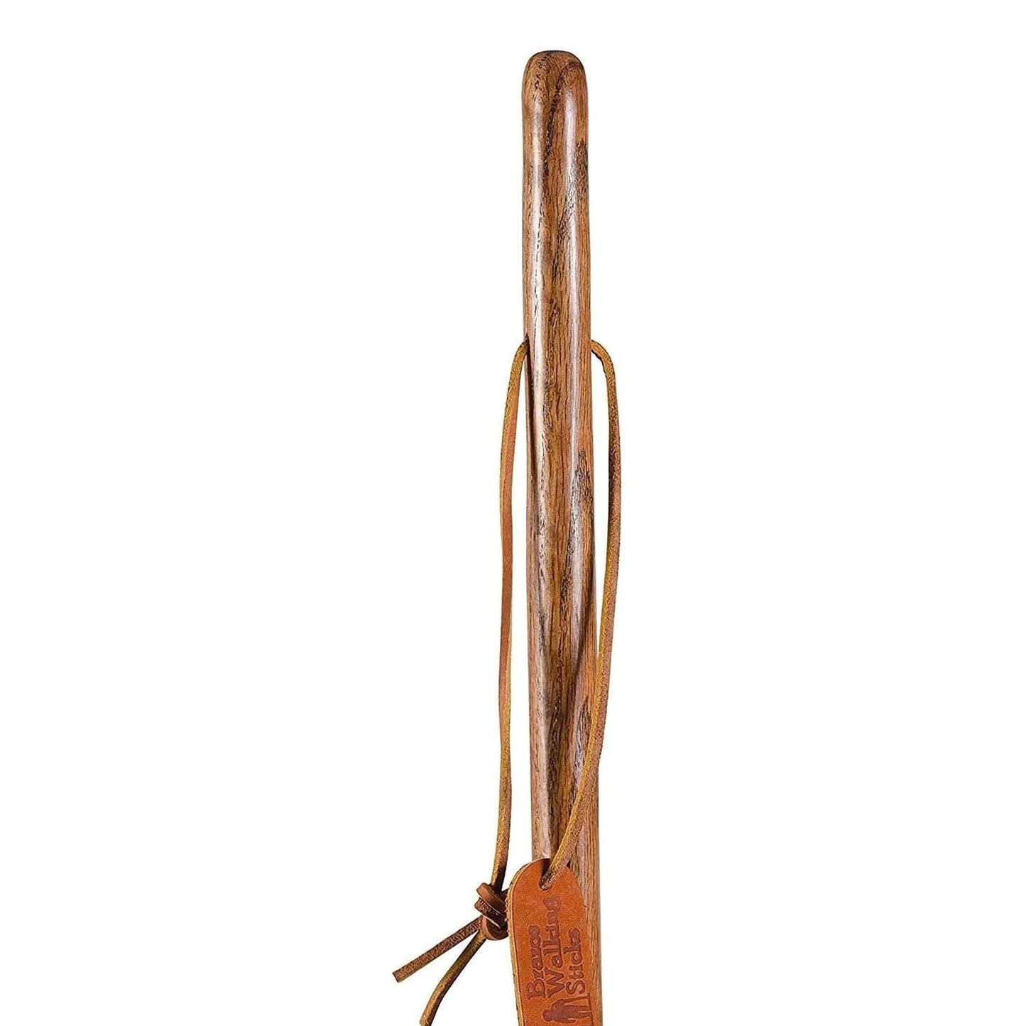 Brazos™ Twisted Oak Hitchhiker Handcrafted Walking Stick, 58-Inch, Brown