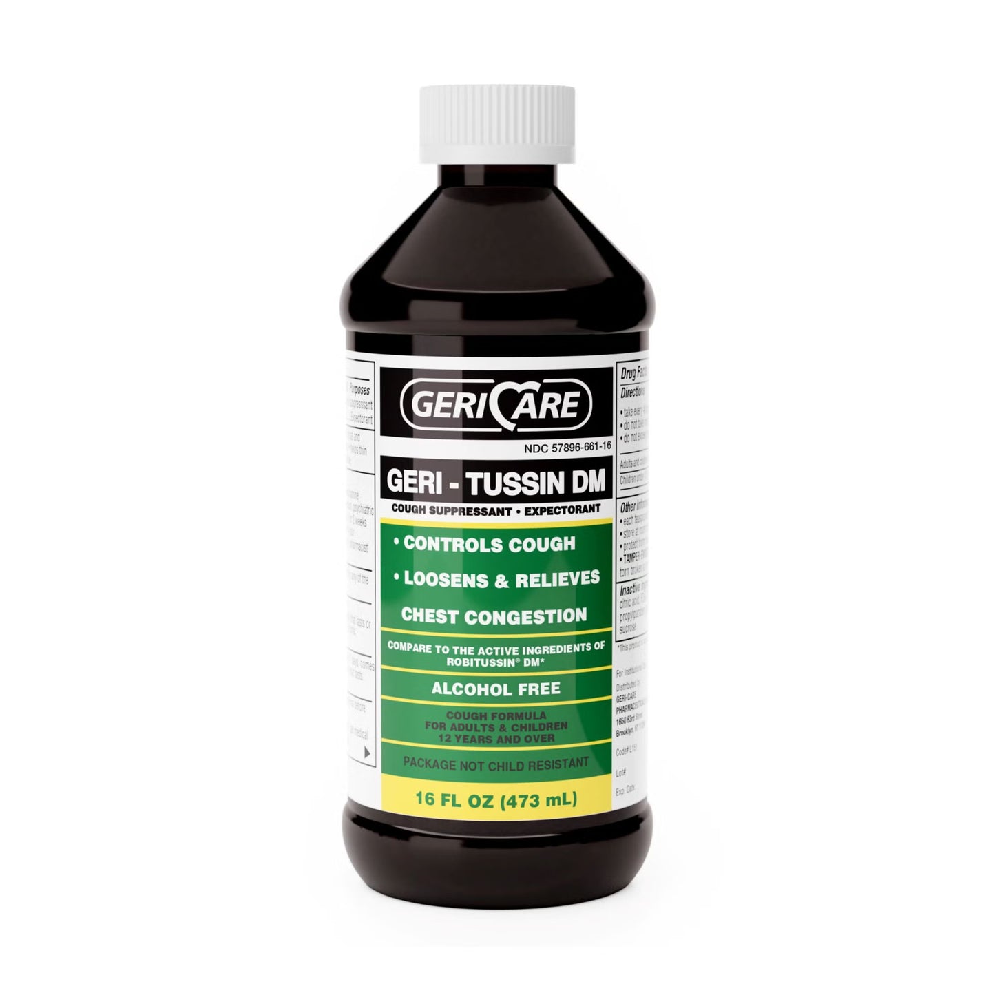 Geri-Care® Guaifenesin / Dextromethorphan Cold and Cough Relief