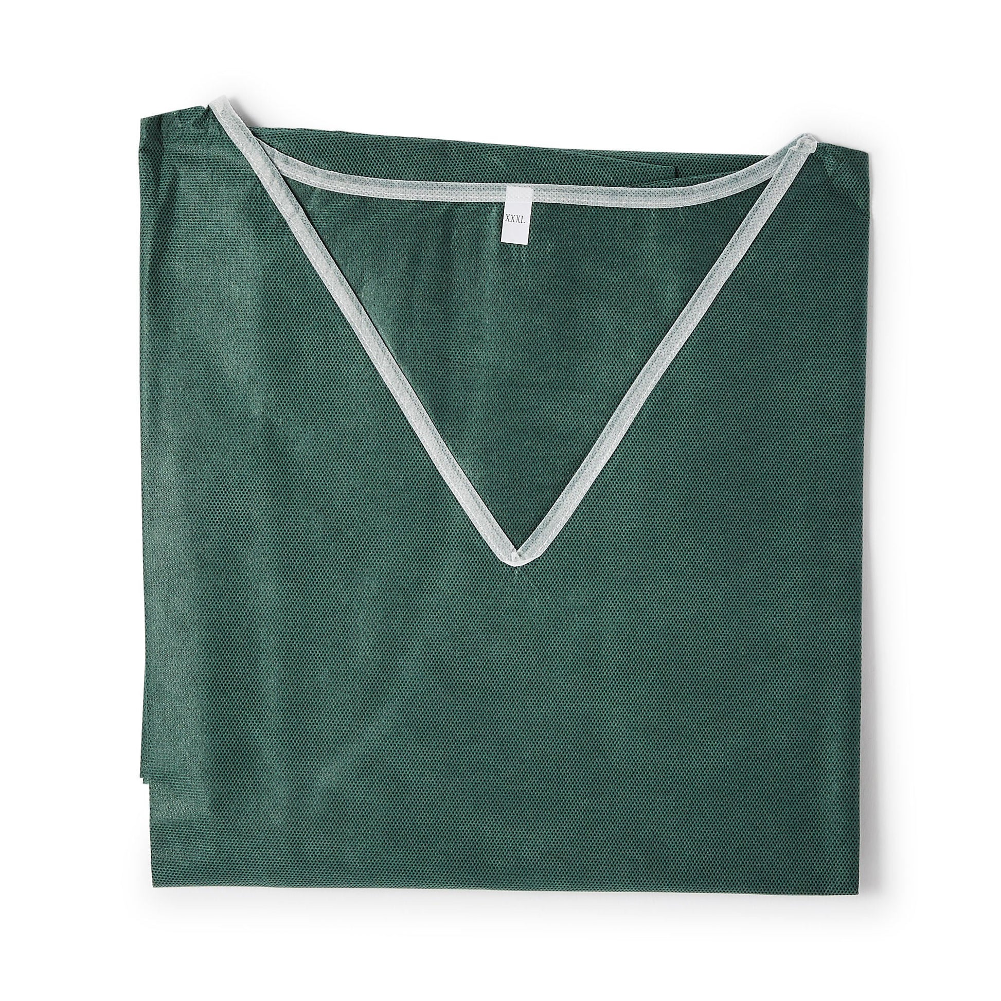 Graham Medical Short Sleeve Scrub Shirt, Green, 3X-Large