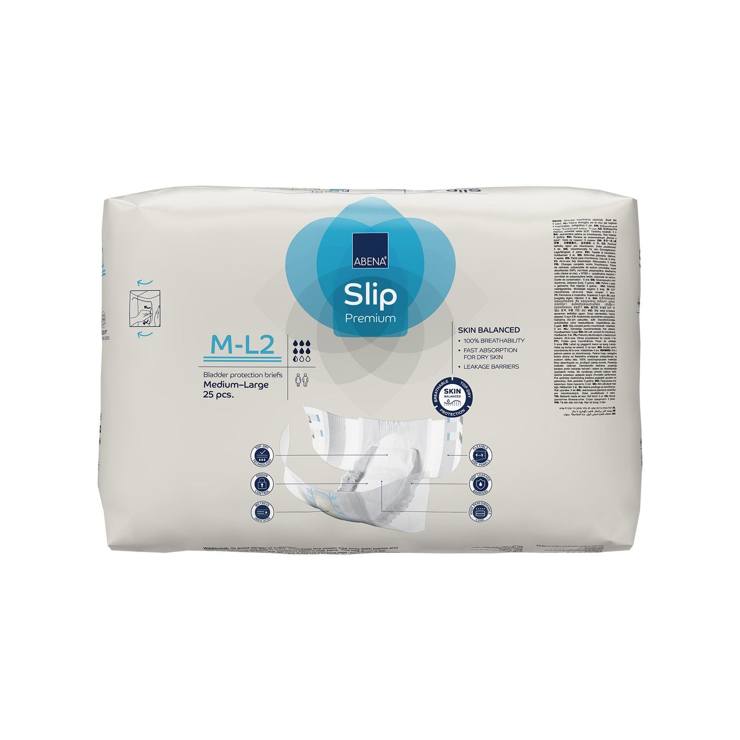 Abena® Slip Premium Flexi Fit Incontinence Briefs, M-L2