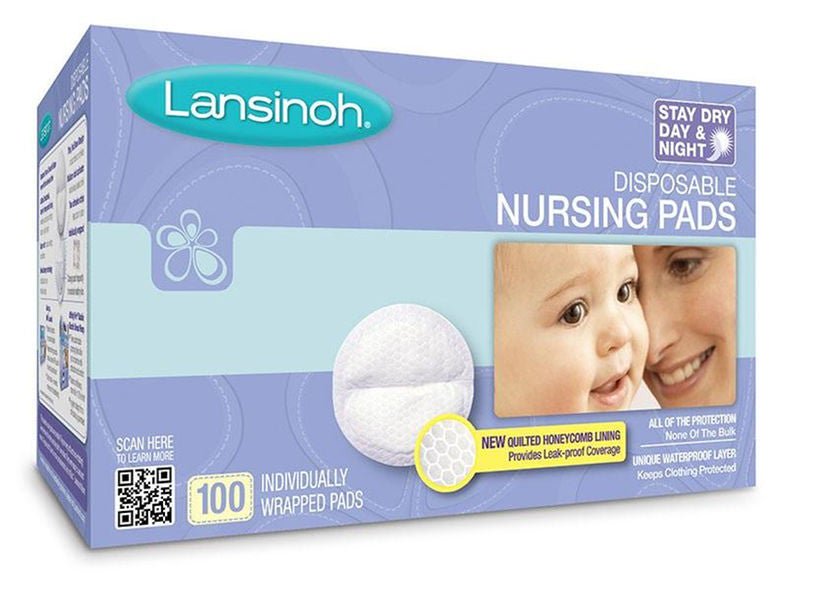 Lansinoh Stay Dry Nipple Shield Cotton Disposable