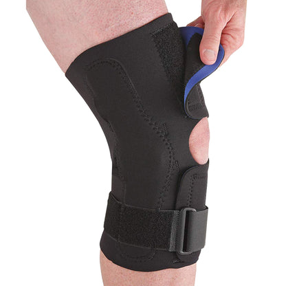 Ossur Knee Support D-Ring / Hook and Loop Strap Closure 19 to 25 Inch Knee Circumference Left or Right Knee