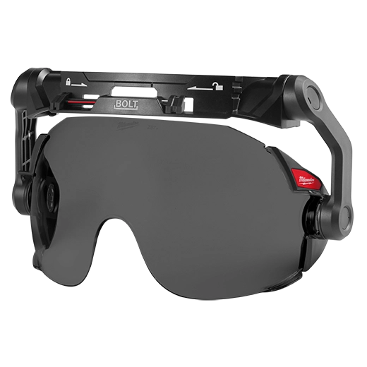 Milwaukee BOLT Eye Visor - Tinted Dual Coat Lens (Compatible with Safety Helmets) 48-73-1416