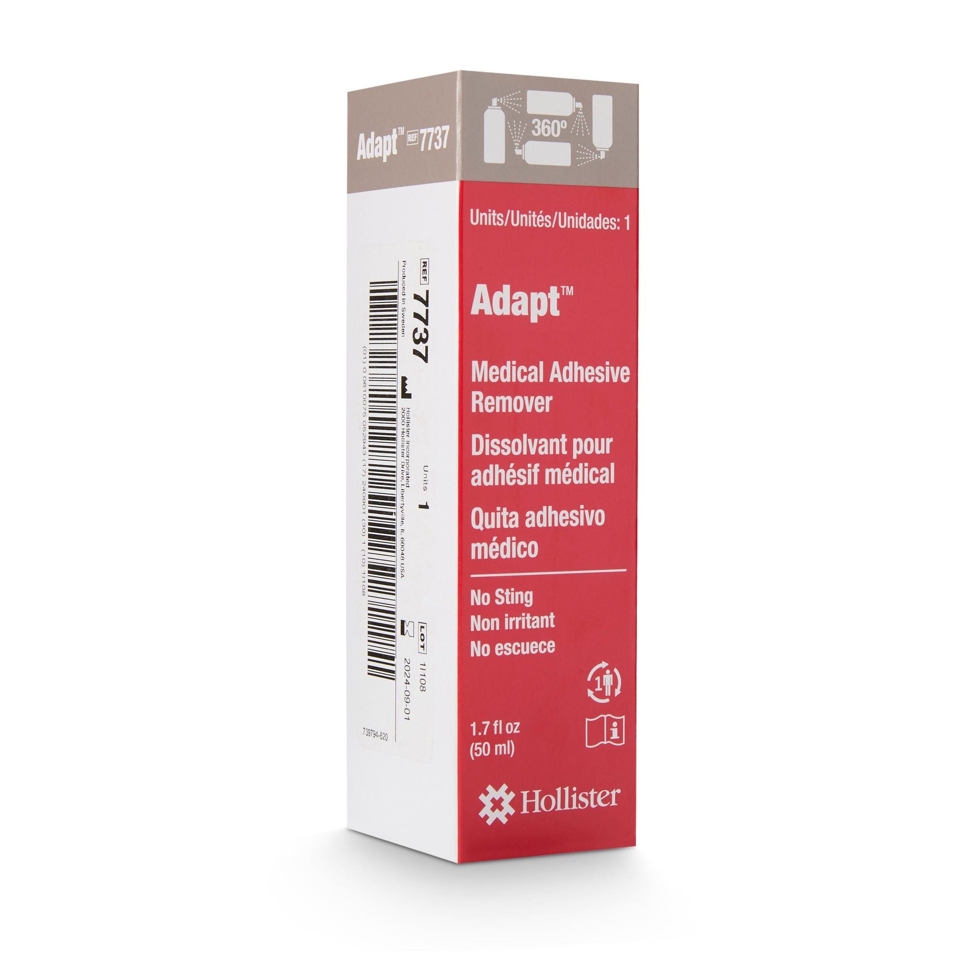 Adapt Adhesive Remover, 1.7 ounce Spray Can
