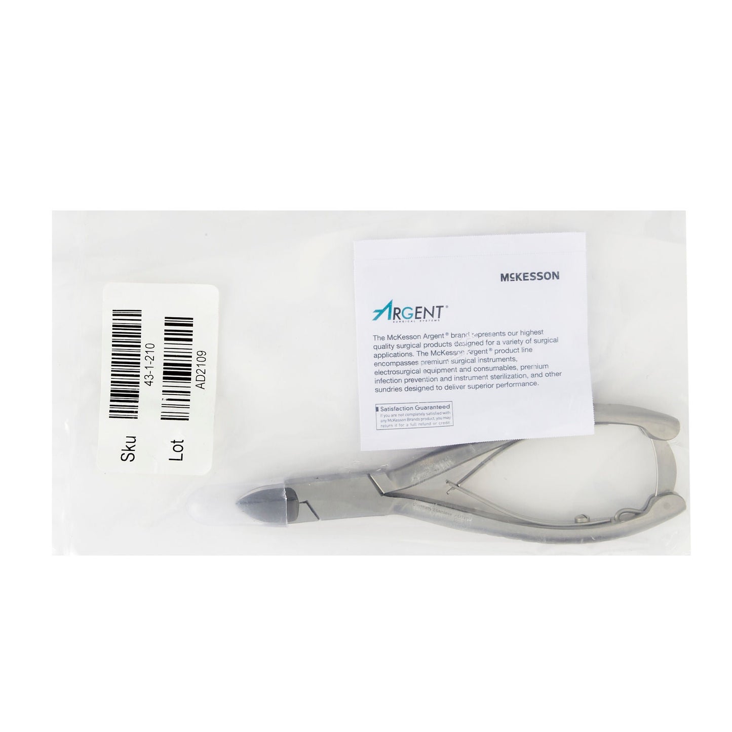 McKesson Argent™ Nail Nipper, Concave Jaws, 5½ Inches - view 2