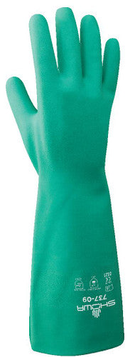 Showa 737 Nitrile Solve Unlined Chemical Resistant Gloves - Pair - In Limited Stocks — Dozen (12 pairs)