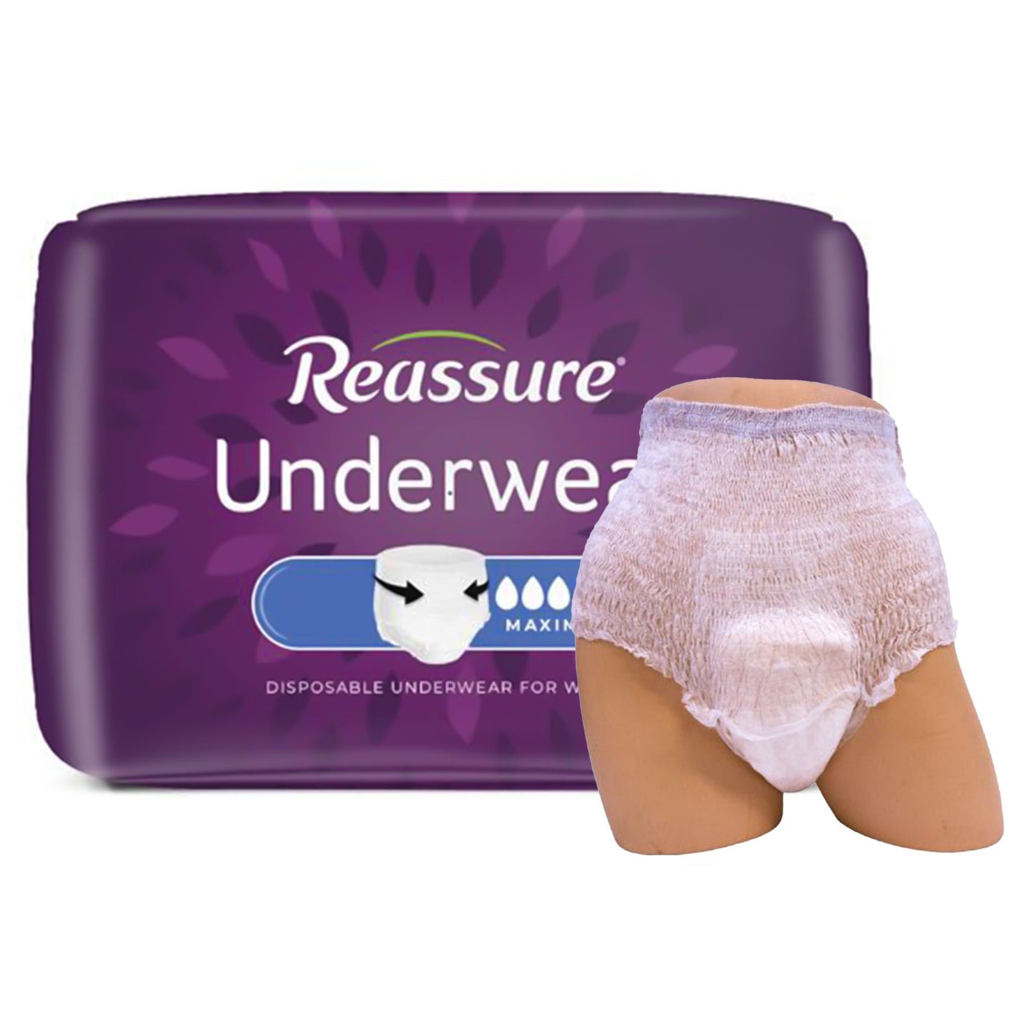 Reassure® Maximum Absorbent Underwear, Heavy Absorbency