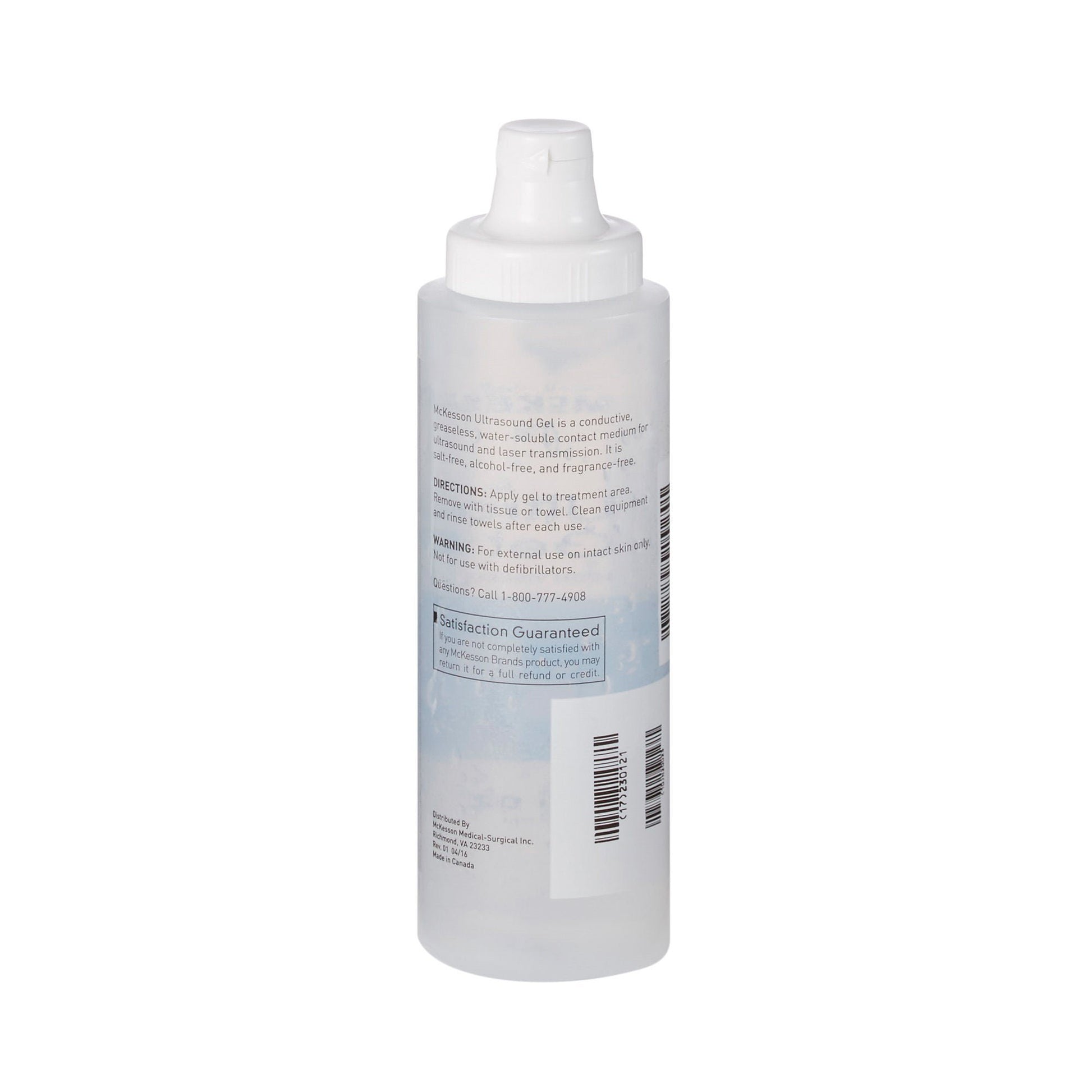 McKesson Ultrasound Gel, Clear, Bottle, Ultrasound and Laser Transmission
