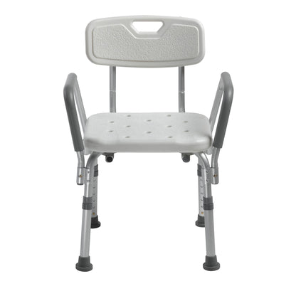 drive™ Shower Chair with Back and Removable Padded Arms
