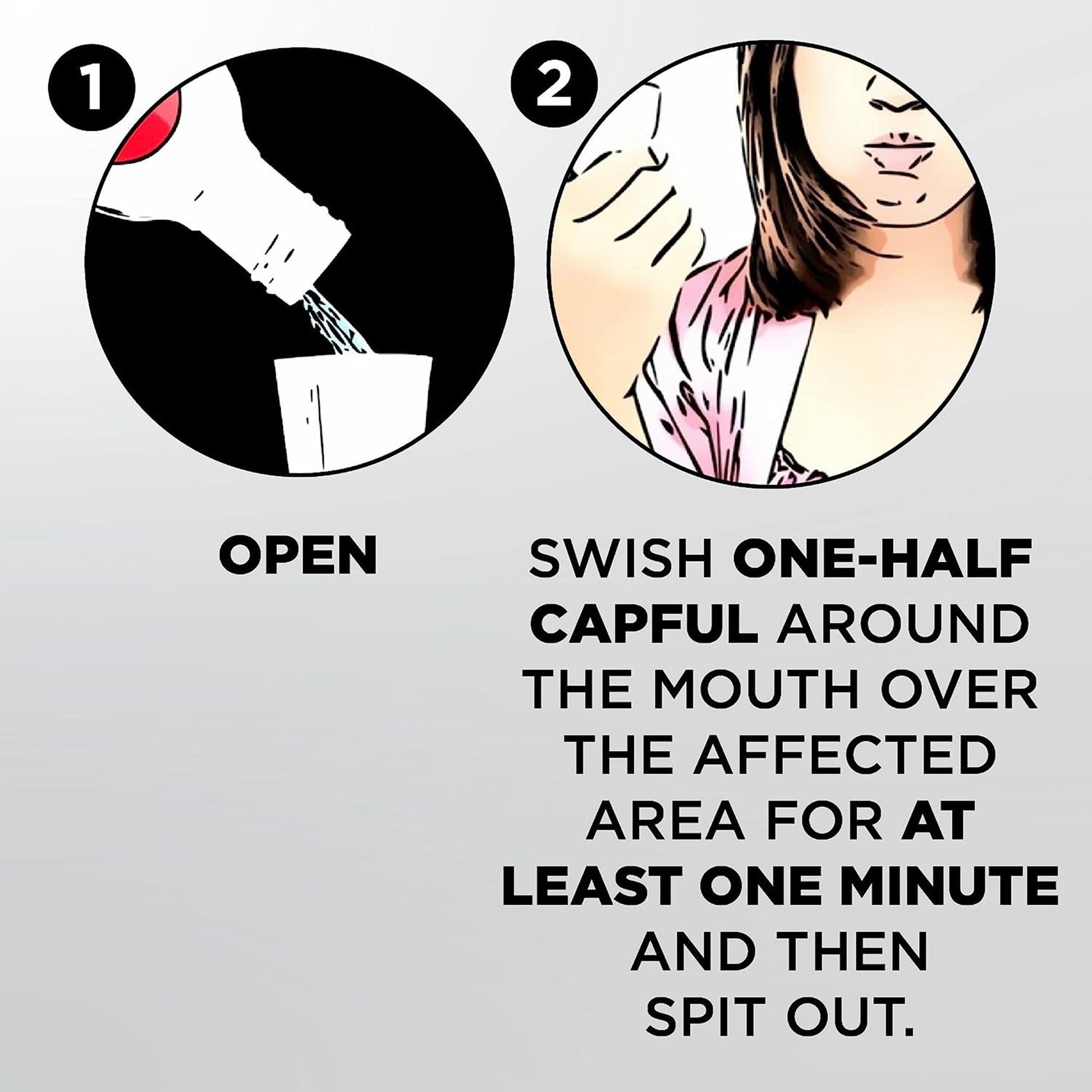 Orajel™ for Toothache Analgesic and Astringent Rinse Soothing Mint