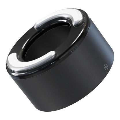 TheraFace Hot and Cold Rings Facial Massage, Black