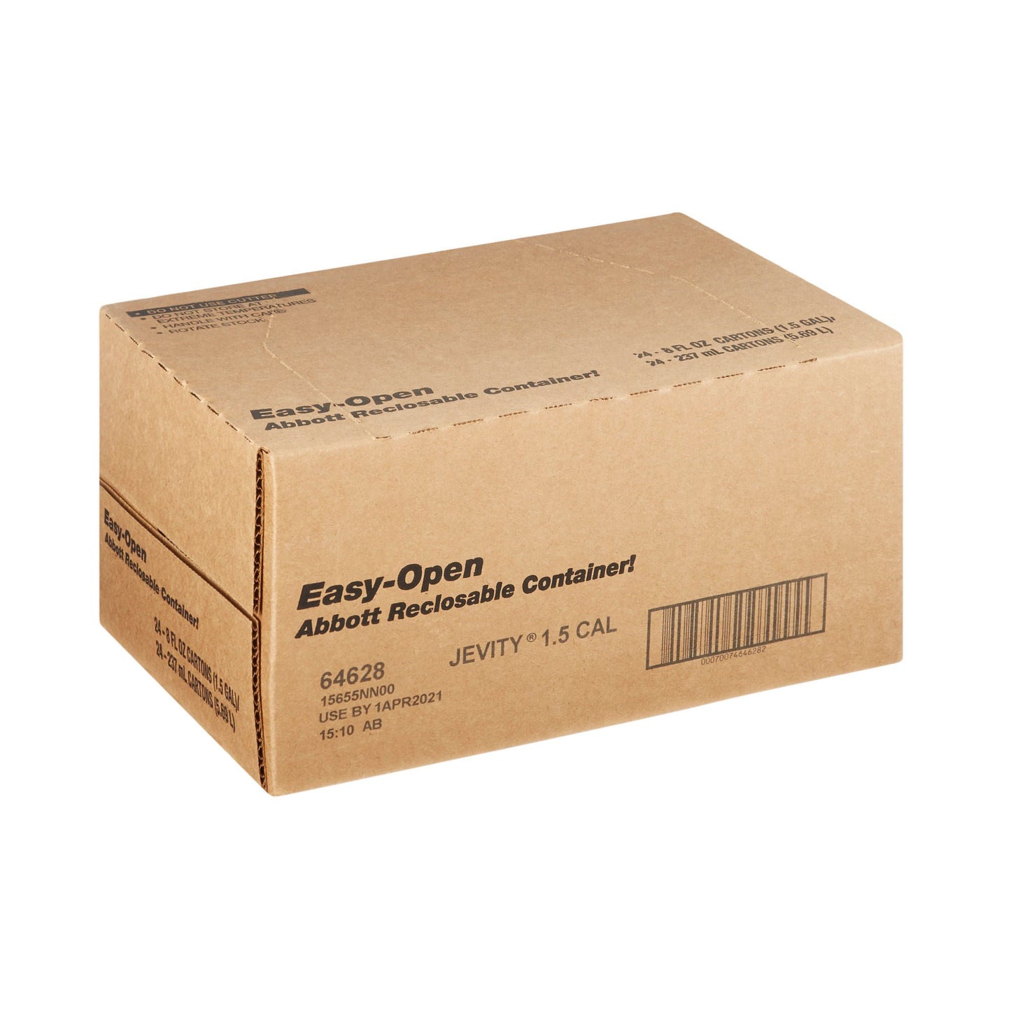 Jevity® 1.5 Cal Complete, Balanced Nutrition with Fiber, carton