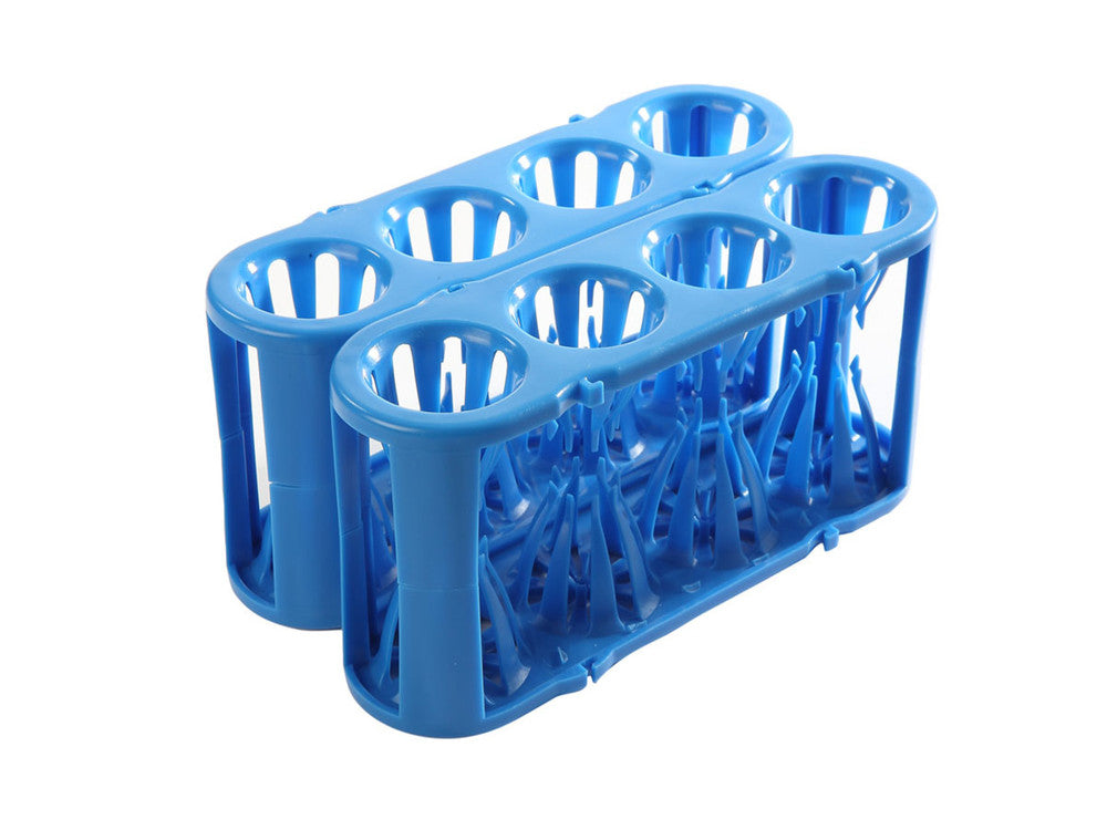 Heathrow Scientific Adapt-a-Rack® POM Multi-Tube Rack, Pack of 2 — Blue, 120187
