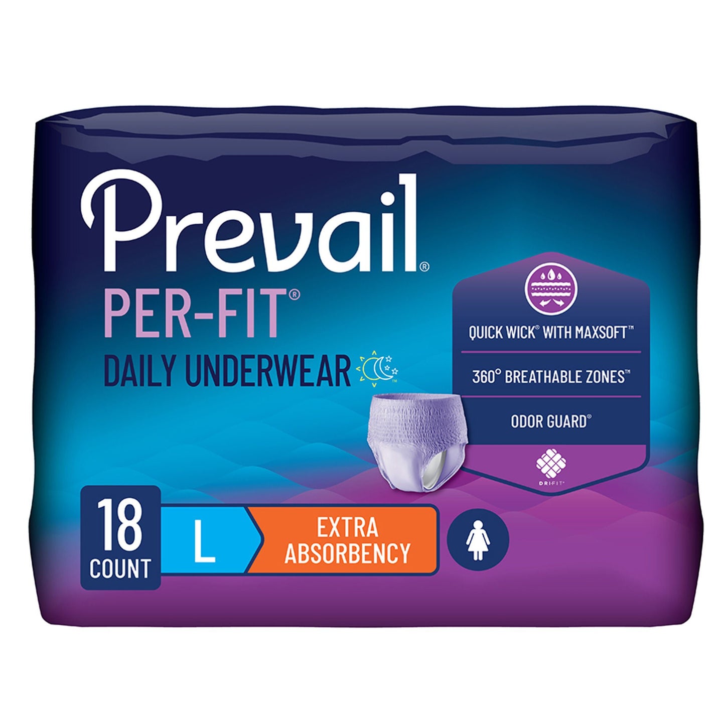 Prevail® Per-Fit® Women Extra Absorbent Underwear