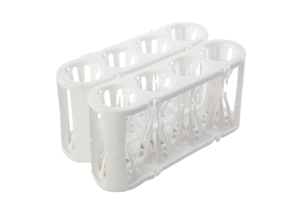 Heathrow Scientific Adapt-a-Rack® POM Multi-Tube Rack, Pack of 2 — White, 120188