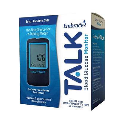 Embrace® Talk™ Blood Glucose Meter