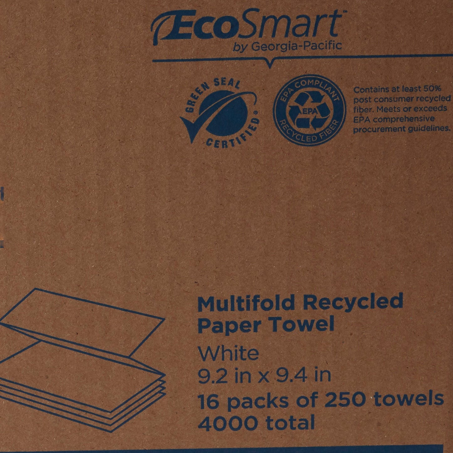 Pacific Blue Basic™ Recycled Multi-Fold Paper Towel