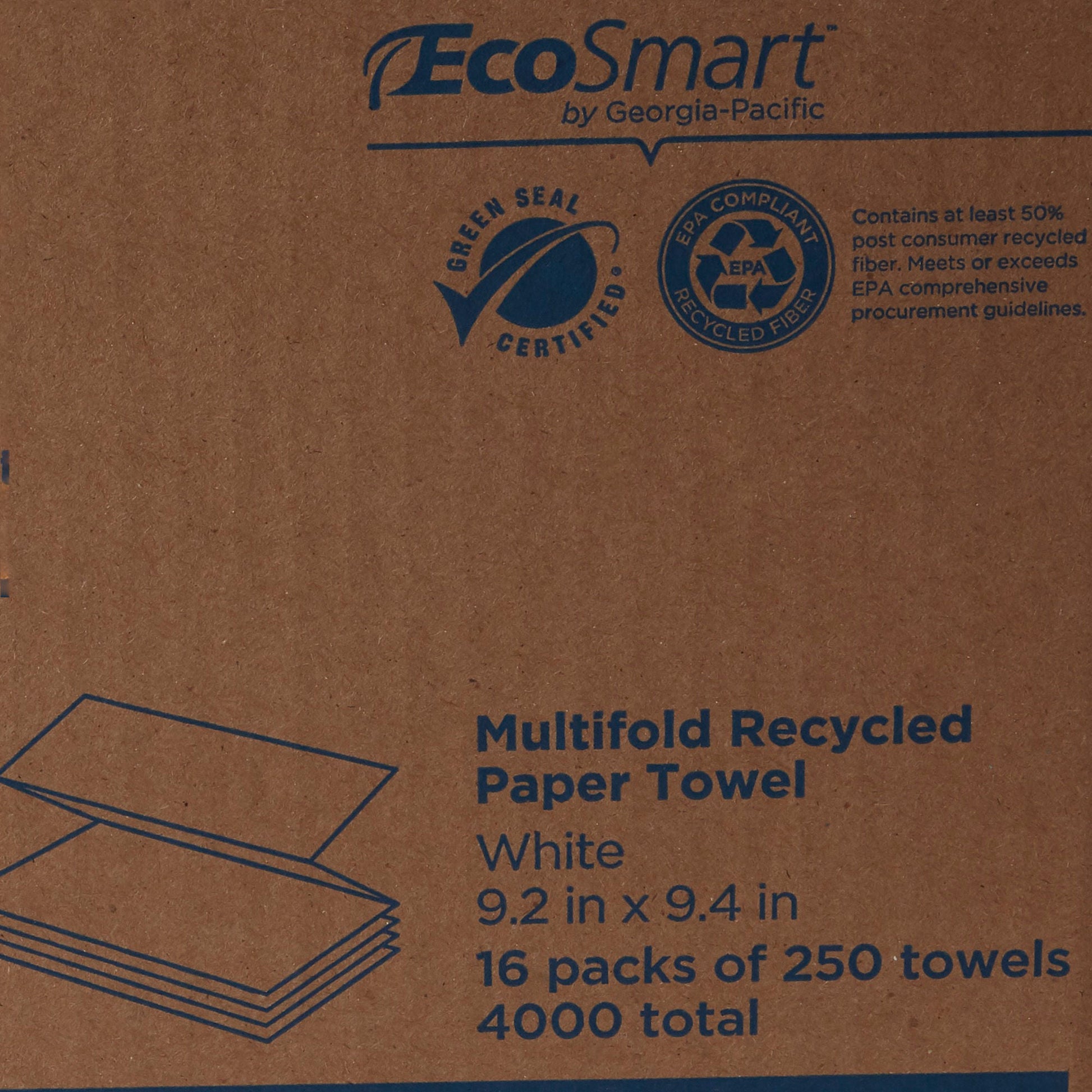 Pacific Blue Basic™ Recycled Multi-Fold Paper Towel