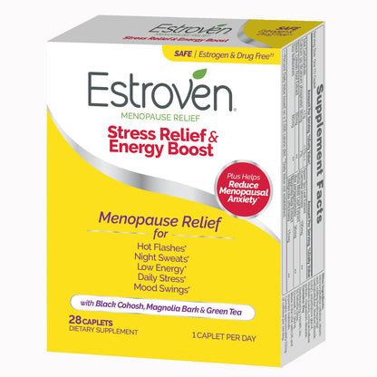 Estroven® Once Daily Menopause Relief Stress Relief & Energy Boost Caplets