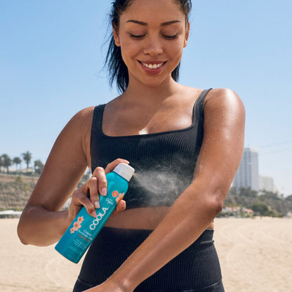 Coola® Clear Body Sunscreen Spray SPF 70 Peach Blossom Scent, Can