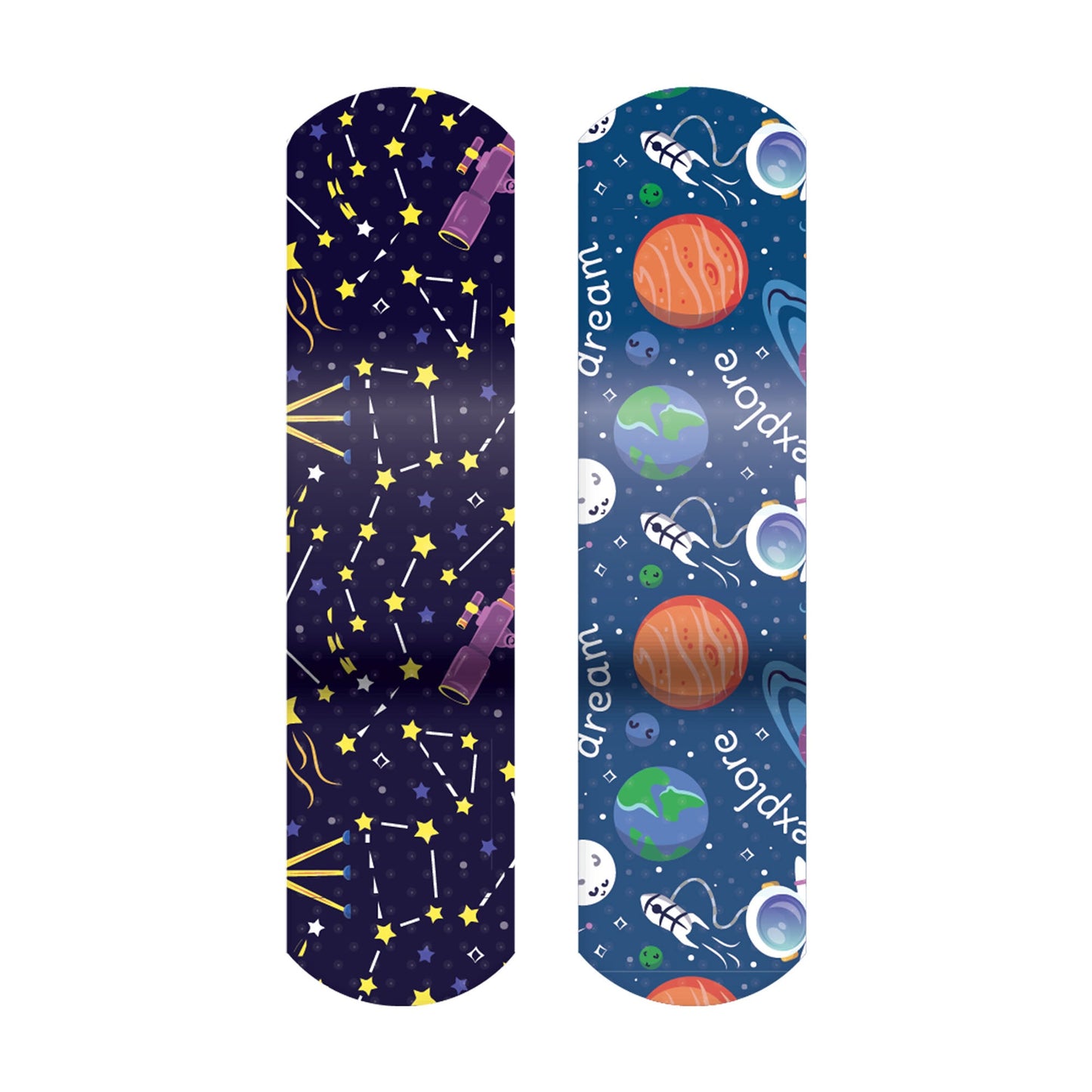 Stat Strip Adhesive Strip Plastic Kid Design (Planets / Stars)