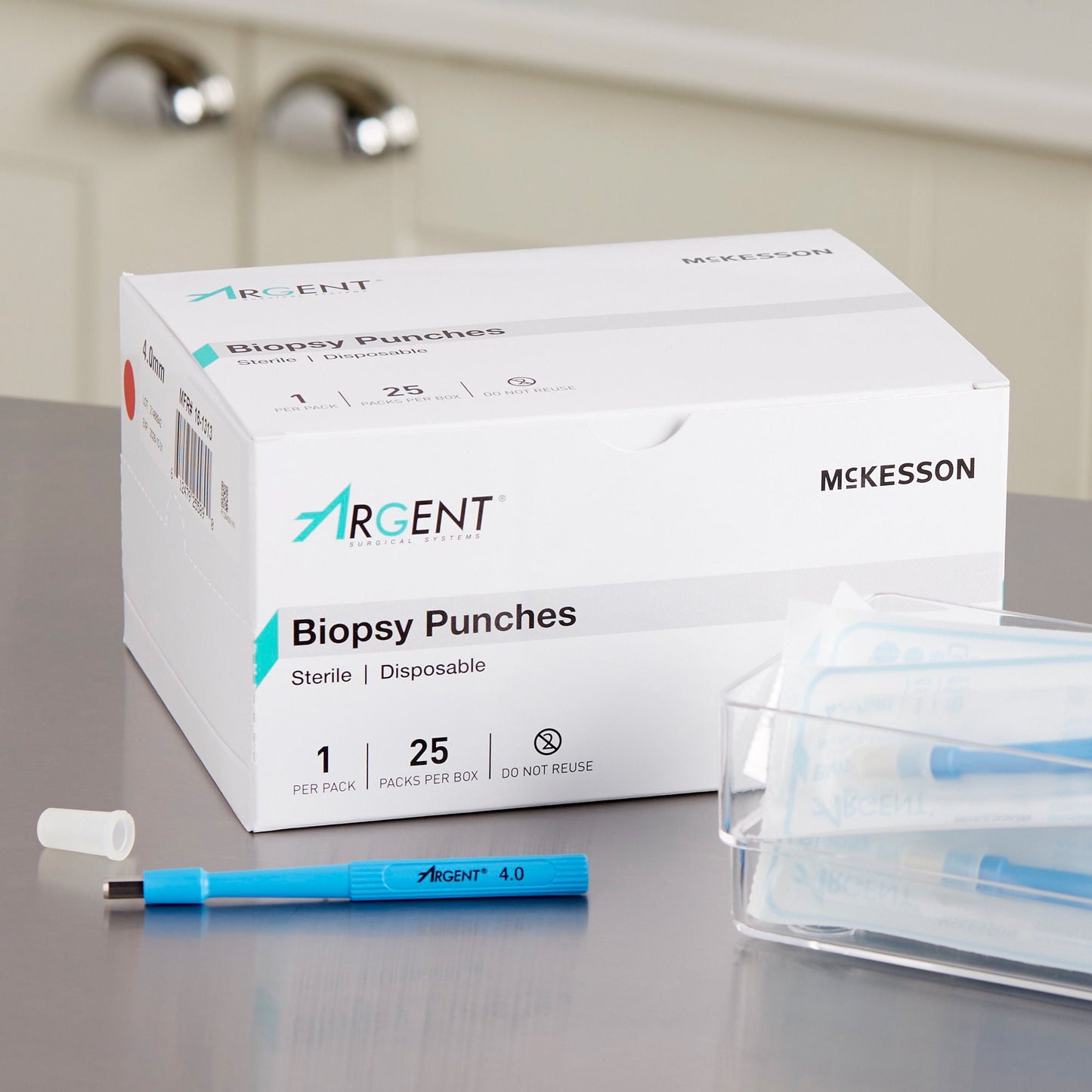 McKesson Argent™ Disposable Biopsy Punches, 4.0 mm – Box of 25 - view 9