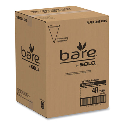 Bare® Paper Cone Drinking Cup, Capacity