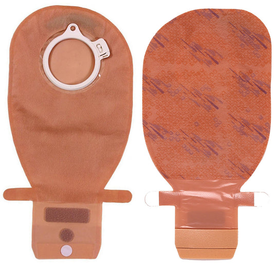 Assura® Original 2-Piece Opaque Colostomy Pouch, Red Match