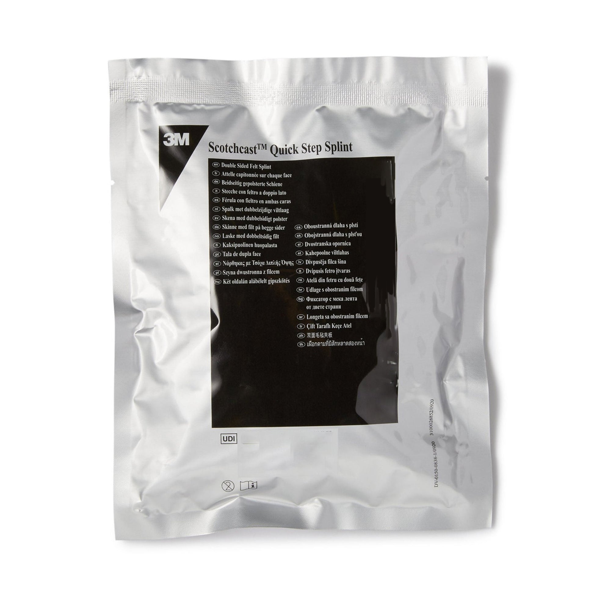 3M™ Scotchcast™ Quick Step Double Sided Felt Padded Splint, 4 x