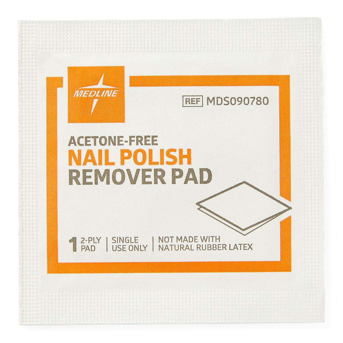 Medline Nail Polish Remover Pad