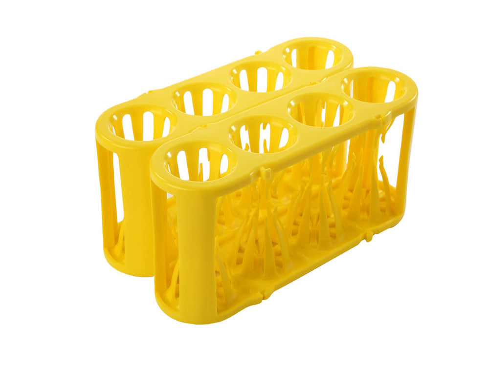 Heathrow Scientific Adapt-a-Rack® POM Multi-Tube Rack, Pack of 2 — Yellow, 120190